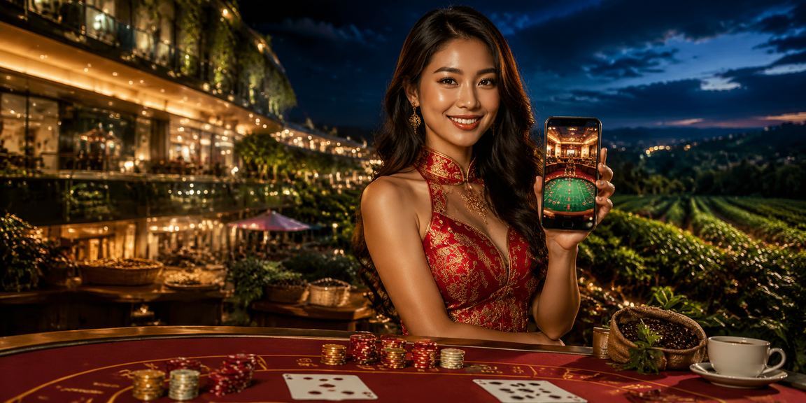 Người chơi trải nghiệm slot jackpot về đêm tại Sài Gòn với ánh đèn rực rỡ