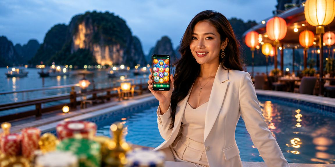Đèn lồng Hội An lung linh về đêm gợi lên không khí may mắn và kỳ vọng trúng jackpot
